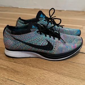 Rainbow Nike Flyknit Racer
